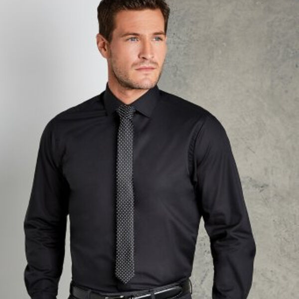 Kustom Kit Long Sleeve Tailored Business Shirt Thumbnail
