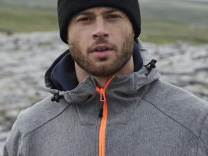 Recycled fleece cuffed beanie