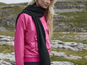 Recycled fleece scarf