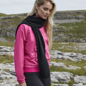 Recycled fleece scarf