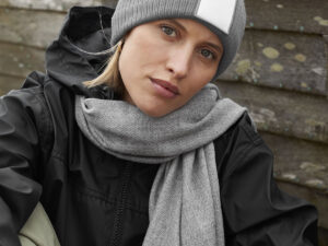 Appliqué patch beanie