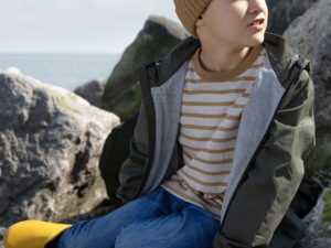 Organic cotton kids beanie