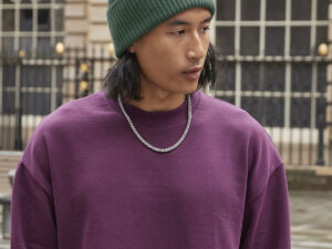 Oversized cuffed beanie