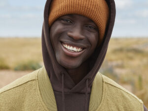 Classic engineered deep-cuffed beanie