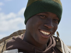 Mountain peaks pull-on beanie