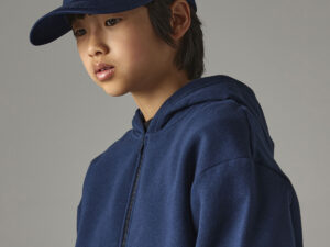 Junior organic cotton 5-panel cap