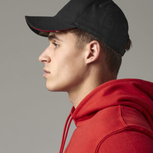 EarthAware® classic organic cotton 5-panel cap – sandwich peak