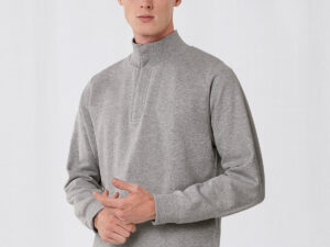 B&C ID.004 ¼ zip sweatshirt