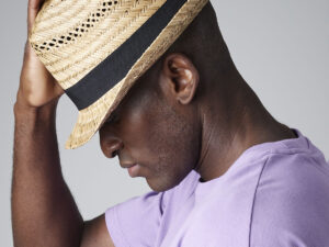Straw summer trilby