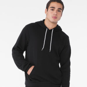 Unisex polycotton fleece pullover hoodie
