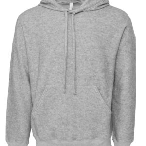 Unisex sueded fleece pullover hoodie