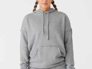 Unisex raw-seam hoodie