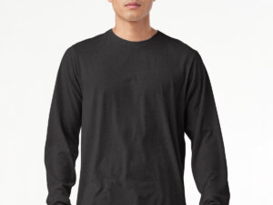Unisex heather CVC long sleeve t-shirt