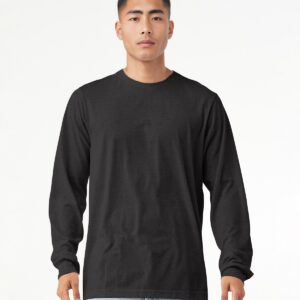 Unisex heather CVC long sleeve t-shirt