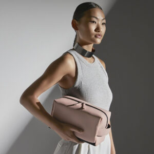 Matte PU toiletry/accessory case