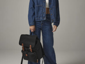 Vintage laptop backpack