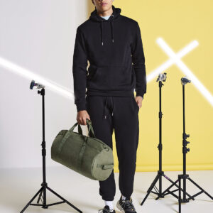 Vintage canvas barrel bag