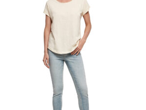 Women's long slub tee