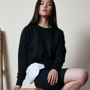 Women’s terry cropped crew