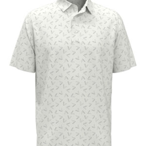 All-over large chev printed polo