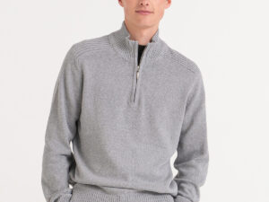 Wakhan ¼ regen zip knit sweater