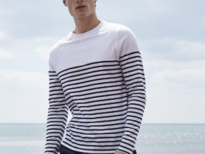 Long sleeve Breton striped T