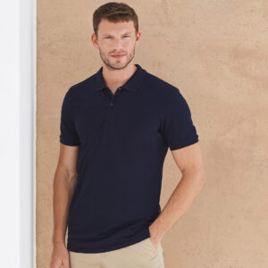 Micro-fine piqué polo shirt