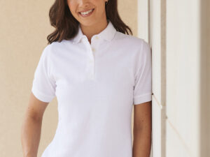 Women's classic cotton piqué polo shirt
