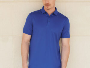Stretch polo shirt with wicking finish (slim fit)