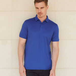 Stretch polo shirt with wicking finish (slim fit)