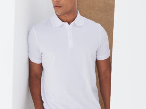 Recycled polyester polo shirt