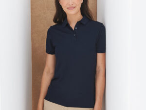 Women’s recycled polyester polo shirt