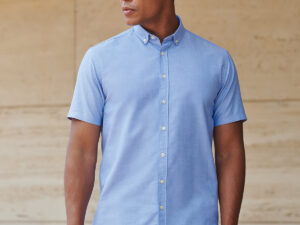Modern short sleeve Oxford shirt