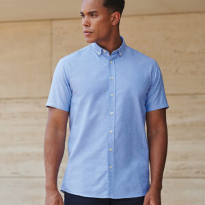Modern short sleeve Oxford shirt