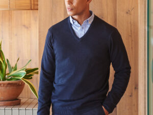 12 gauge v-neck jumper