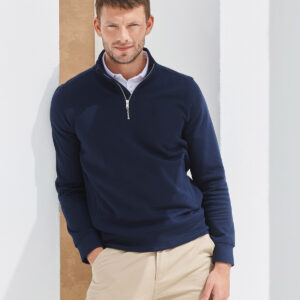 Unisex sustainable ¼-zip sweatshirt