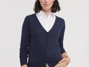 Women's v-neck knitted cardigan