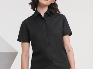 Women's short sleeve Oxford shirt