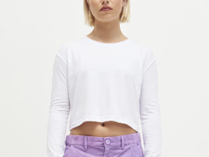 Women's long sleeve cropped T