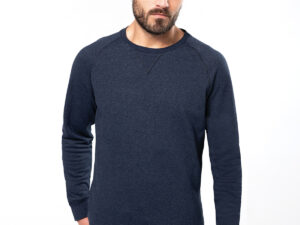 Men's organic cotton crew neck raglan sleeve sweatshirt