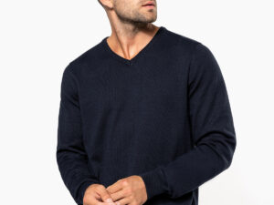 Men's V-neck jumper