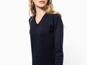 Ladies' V-neck jumper