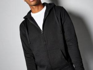 Klassic hooded zipped jacket Superwash® 60° long sleeve (regular fit)