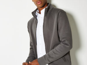 Regular fit zipped sweatshirt