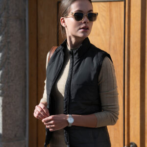 Womens Hudson  horizontal quilted gilet