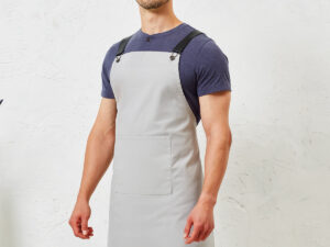 Cross back interchangeable apron straps