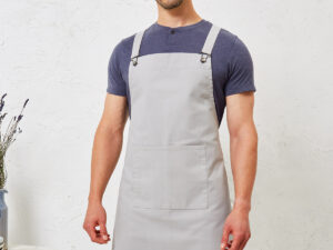 Cross back 'barista' bib apron