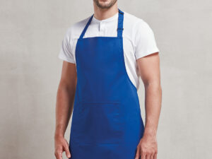 Colours bib apron with pocket