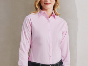 Women's poplin long sleeve blouse