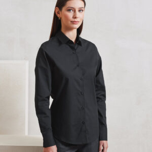 Women’s long sleeve ‘Recyclight’ poplin shirt